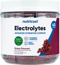 Complejo de electrolitos Nutricost, Flavored de uva, 40 Stickpacks - Complejo avanzado de hidratación