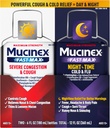 Mucinex Fast-Max &amp; NightShift Combo Pack - Max Strength Cough &amp; Cold Medicines For Mucus Relief, Chest Congestion, Nasal Congestion, Sinus Congestion, Sinus Pressure, Cough Symptom Relief (2x 6 FL OZ)