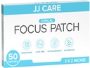 JJ CARE Focus Patch - Pack of 50 All-Natural Focus Plus Patches for Adults, Support Concentration, Focus and Memory ← 50 Days Supply of Brain Patch
