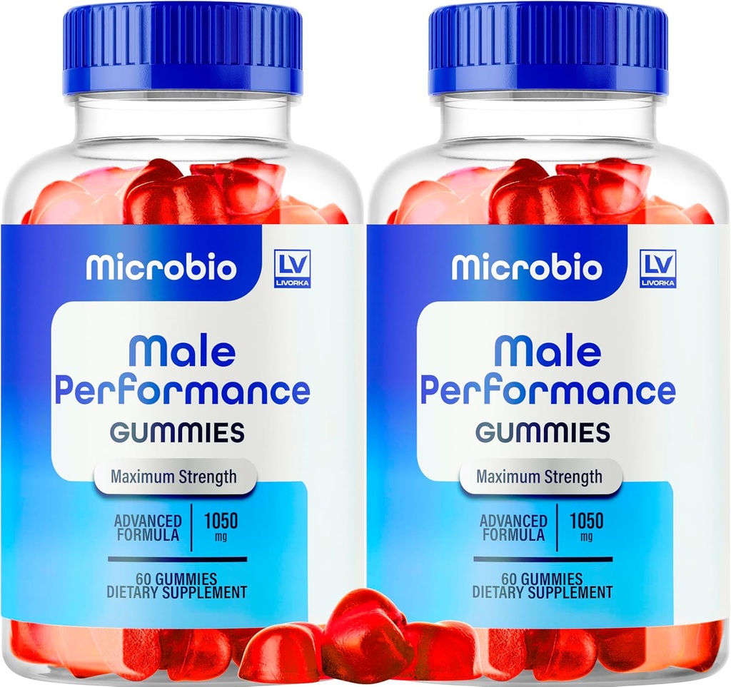 LIVORKA (2 Pack) Microbio ME Gummies, Microbio ME Gummies for Men, Microbio ME Gummy, Microbio ME Gummies, Microbio ME Gummies - All Natural Support Supplement Gummies, 120 Gummies for 2 Months.