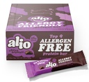 Alio Protein Bares - Choco Brownie (12 Bares) – Libre de los Alérgenos Alimentarios Top 9, Alta Proteína, Bajo Calorie, Vegan, Libre de gluten, Libre de nueces, No GMO, Planta-Basada, Aceite de semillas Gratis, Delicioso &amp; Saludable Snack