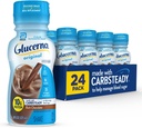 Glucerna Original Diabetes Care Shake, Rich Chocolate, Diabetic Meal Replacement to Support Blood Sugar Management, 10g Protein, 180 Calories, Listo para beber, 8-fl-oz Bottle, 24 Pack
