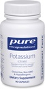 Pure Encapsulations Potassium (Citrate) - Essential Electrolyte Supplement to Support Nerve &amp; Muscle Function, Adrenals, Hormones, Heart Health & Energy* - Potassium Citrate Capsule - 90 Capsules