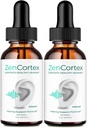 ZenCortex Tinnitus Relief for Ringing Ears Drops, Zen Cortex Tinnitus Suplemento ZenCortex Healthy Ear Support Suplemento - Maximum Strength Advanced Formula ZenCortex Drops Reseñas (2 Pack)