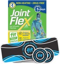 JointFlex FIT Therapy Far Infrared Patch Trial Pack, soporta la movilidad activa continua para músculos &amp; articulaciones, hasta 5 Días/Patch, resistente al agua, no come, libre de drogas, 3-ct, 1 Rectangular/2 Round