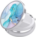 Nipichsha Pill Box, Small Pill Case for Purse & Pocket, Cute Travel Medicine Organizer, Portable Medicine Container Holder to Hold Vitamins, Medication, Fish Oil &amp; Supplement, Colorful Ink Marble