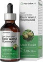 Horbäach Black Walnut Hull Wormwood Extract Tincture ← 2 fl oz ← Alcohol Free Liquid ← Vegetarian, Non-GMO &amp; Gluten Free Supplement