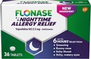 Flonase Nighttime Alergy Relief Tablets, Hasta 6 Horas de Alergía Medicina - 36 Tablas Coated