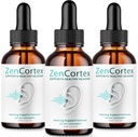 (3 Pack) Zencortex For Tinnitus Relief - Fórmula Oficial - Zencortex Drops for Ears, Zen Cortex 24 Tinnitus Drops Liquid Supplement Reviews, Zen Cortex Hearing Support Fórmula, Zencortex Oral (4oz)