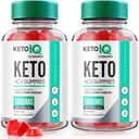 NutraRize (Pack of 2 Keto IQ Keto ACV Gummies, Formula for Advanced Weight Loss, Suplemento dietético, Gomitas Reseñas (120 Gummies)