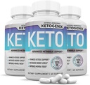 (3 Pack) Ketogenix Keto Pills 1275MG Nueva &amp; Mejorada Fórmula Contiene Apple Sider Vinegar Extra Virgin Olive Oil Powder Green Tea Leaf 180 Capsules