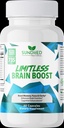 Boosto de cerebro ilimitado (60 caps) - Memoria, Focus, Claridad mental - Fórmula científica de nootrópica para el rendimiento de la mejora, Super Ginkgo Biloba, St John Wort Extract, DMAE