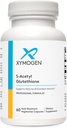 XYMOGEN S Acetyl Glutathione - Absorción superior Acetilada Glutathione Suplemento con cápsulas resistentes a los ácidos estomacales - envejecimiento saludable, celular, antioxidante + soporte inmunológico (60 cápsulas)