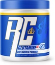 Ronnie Coleman Signature Series Glutamine Powder, Suplemento para Post Workout Muscle Recovery, Suplementos con L-Glutamine para Hombres y Mujeres, Strength Support, Unflavored Drink Mix, 120 Servings