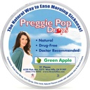 Tres Lollies Preggie Pop Drops, Natural Green Apple, 21 Conde