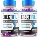 (2 Pack) Erectifil Gummies, Erectifil 1000 MG Gummies, All-Natural Formula Support for Men, Premium Male Supplement for General Health and Peak Performance, Erec tifil Gomitas Reviews (120 Gummies)