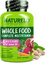 NATURELO Multivitamina Alimentaria Integral para Mujeres 50+ (Iron Free) con Vitaminas, Minerales, " Extractos Orgánicos - Suplemento para Mujeres Post Menopáusicas Más de 50 - No GMO - 120 cápsulas Veganas
