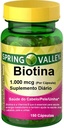 Spring Valley - Biotin 1000 mcg, 150 Tablets
