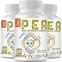 Palmitoylethanolamida con Luteolin & Turmeric – Suplemento de la guia micronizada – USA Made – 180 Tablets