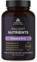 Antigua Nutrición Suplemento de vitamina B12, apoya el metabolismo energético y la salud del sistema nervioso, hierbas adaptogénicas, enzima activada, Paleo & Keto Friendly, 30 cápsulas