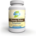 Priority One Vitamins - Folate Priority 30 Capsules - Complementación de Folato Superior con Optifolin+TM 5MTHF Folate*
