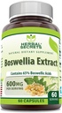 Herbal Secrets Boswellia Serrata Extracto Suplemento Silencio 65% Boswellic Acids  600 Mg Por Serving Silencio 60 Capsules ← Non-GMO ← Gluten-Free Silencio Made in USA
