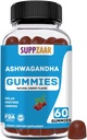 750mg Ashwagandha Gummies Suplemento con Vitamina D &amp; Zinc tención 60 Servings ¦ Vegan Gummy, Gluten-Free, Non-GMO & Plant-Based ← Apoyo para el sueño, el humor, la calma