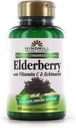Windmill Elderberry con vitamina C &amp; Echinacea Capsules 60 Ea