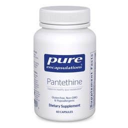 Encapsulaciones puras Pantethine ← Suplemento hipoalergénico Apoyos Metabolismo Lipid saludable y Función Cardiovascular