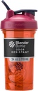 BlenderBottle Shaker Bottle Pro Series Perfecta para Protein Shakes y Pre Workout, 24-Once, Coral