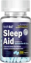 HealthA2Z Sleep Aid 200 Caplets ← Diphenhydramine HCl 25mg  Orientaciones para dormir duramente seguras
