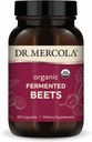 Dr. Mercola Organic Fermented Beets - Nitric Oxide Support - USDA Organic, Non-GMO, Gluten-Free - 60 cápsulas