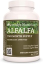 Nutrición de Remedy Alfalfa - 1.000 mg, 60 cápsulas veganos Suplemento dietético herbal - Dos meses de suministro