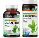 BIO KRAUTER Cilantro 100 capsules " Chlorophyll 90 Gummies
