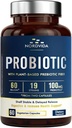 Probiótico 60 Billones 19 Strains con Prebiótico Orgánico para Mujeres, Salud Digestiva &amp; Inmunitaria, Estante Stable Delayed Release, No GMO No Dairy, 60 Caps Vegan