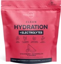 Tipo Zero Clean Hydration + Electrolytes Drink Mix (30 Single-Serving Packets) - Advanced Hydration for Any Occasion (Strawberry Watermelon)