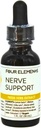 Cuatro elementos 4E Nerve Soporte Herbal Tintura Blend, 100% Certificado Fresco Extracto de hierba orgánica, 1 FL OZ
