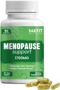 Suplementos de menopausia para Mujeres - Alivio Natural para Flashes Calientes. Sudaderas nocturnas, pérdida de peso " Mood Swings - Equilibrio hormonal " Apoyo perimenopause - Menopause Hot Flash Relief for Women, 90 cápsulas