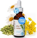 Baraka Dry Nose Nasal Oil – Organic Essential Oils (Cardamom, Everlast, German &amp; Roman Chamomile) en Sesame Oil Base – Hydrating Nose Moisturizer for Dry Sinuses – 1 Pack (1 oz Dropper Bottle)