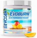 Evogen Evoburn - Thermogenic Fat Burner for Men ' Women TEN Energy, Focus, " Appetite Control TEN Advanced Metabolism Booster Fat Burner Fórmula con MitoBurn " Caffeine TEN Mango ANTE 30 Servings