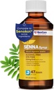 GenCare - Senna Syrup Liquid Laxative (8 Fl Oz Bottle) All Natural Vegetable Sennosides Active Ingredient TEN Easy to Swallow Constipation Relief for Adults and Kids 12 and Older TEN Best Value Size
