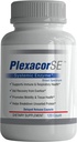 Nueva Plexacor Multi-Enzymes Fibrin Defense, 6-en-1 SuperEnzyme Blend con Rutin, Serrapeptase & Superior Turmeric for Healthy Immune Support - 120 Count