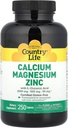 Calcio-Magnesium-Zinc Country Life 250 Tabs
