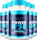 (5 Pack) Power Rise for Men, Official PowerRise for Men Pills, All Natural Male Support for Peak Performance and General Health, Premium Power Riser En Capsulas Pastillas Review (300 cápsulas)