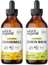 Wild & Organic Chamomile Tincture 4 fl oz & Lemon Balm Tincture 4 fl oz