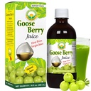 Basic Ayurveda Gooseberry Juice ← Pure Amla Fruit Juice Silencio No Sugar Añadido Silencio Fuente natural de Vitamina C habit for Hair, Eye, Teeth ' Nails  16.23 Fl Oz/480ml