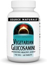 Fuente Naturals Glucosamina Vegetariana, promueve articulaciones saludables*, 750 mg - 60 Tabletas
