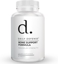 Suplementos de calcio para hombres de mujeres - Daily Defense Bone Support Fórmula con Calcio 1000mg, Magnesium, L-Lysine HCl, &amp; More - para una mejor flexibilidad y movilidad - 90 Tablas de calcio fáciles de absorber
