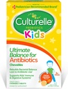 Probióticos Culturalle Ultimate Balance Probiótico para Antibióticos Edades 3+,20 Conde,Orange,Probiótico para Niños Ayuda a Restaurar Buena Bacteria Perdida Durante Uso Antibiótico &amp; Apoya un Sistema de Inmunización Saludable