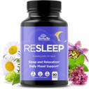 Ayuda para dormir Suplemento - Melatonin Fórmula libre con Magnesium, Valerian, Chamomile, Apigenin, ayuda a dormir tranquilo y relajarse, sin Grogginess píldoras para dormir